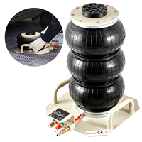 SucceBuy Air Jack 3 Ton Triple Bag Air Jack Airbag Jack Fast Lifting Pneumatic Jack with Side Handles for Car Garage Repair 