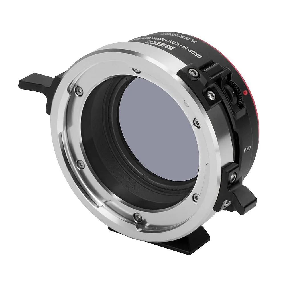 Meike MK-PLTE-C Cinema Lens Adapter Ring with Drop-in Filter ND UV for ARRI PL-Mount Lenses to Sony E Mount A9 A7III A7II A7 A7R