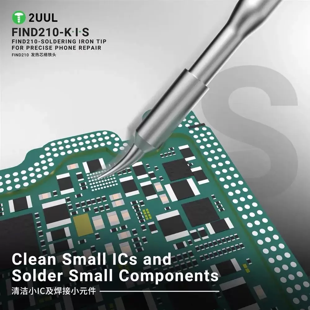 2UUL C210 Integrated Soldering Iron Tip Heating Core Efficient Heat Conduction for JBC Sugon Aifen T210 T26 A9 Soldering Station