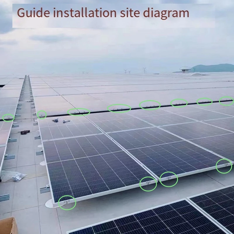 20PCS Photovoltaic Panel Drainage Buckle Surface Plate Solar Panel Water Drain Clip For Solar Panel Draining 30/35/40mm Durable