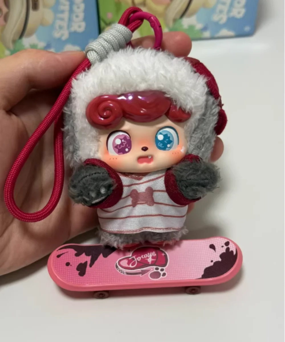 정품 Q.Kid 오늘 나는 놀이를 위해 외출했어요 시리즈 블라인드 박스 플러시 펜던트 가방 장식 사랑스러운 선물 미스터리 박스 모델 장식 장난감