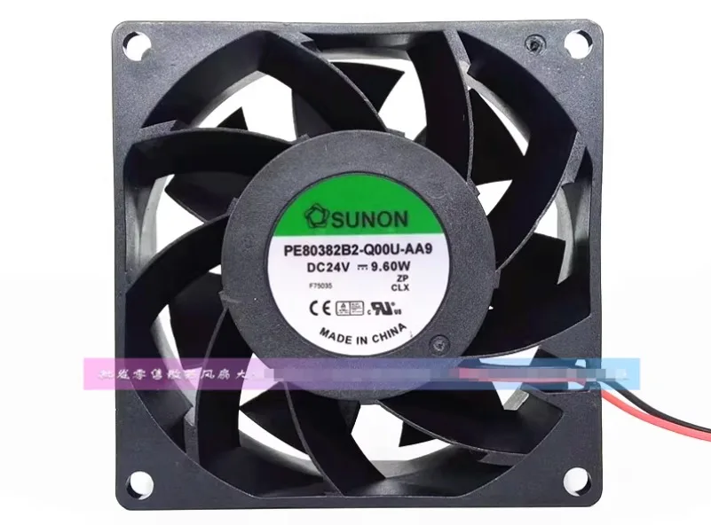 

SUNON PE80382B2-Q00U-AA9 DC 24 В 9,60 Вт 80x80x38 мм 2-проводной охлаждающий вентилятор