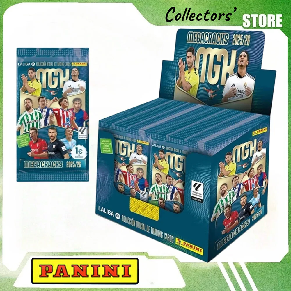 2025-26 Panini Megacracks Spanish Club Refraction Parallel Star Cards 6pcs Per Pack Rare Hobby Holiday Gift for Soccer Fans