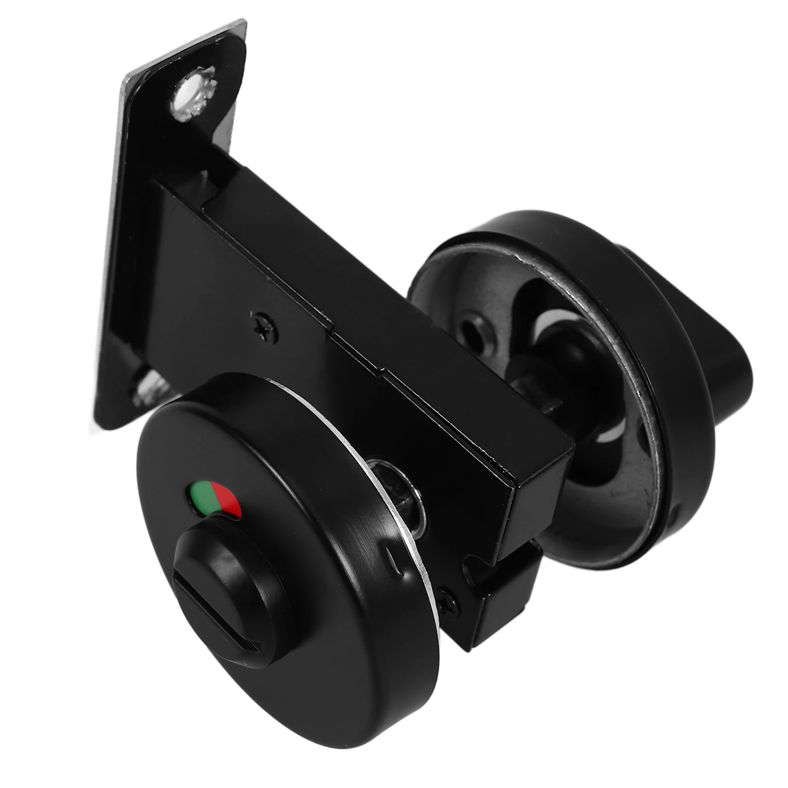

Bathroom Indicator Lock 304 Stainless Steel Privacy Deadlock Black Door H les Restroom Partition Vacant Occupied Sign Door Lock