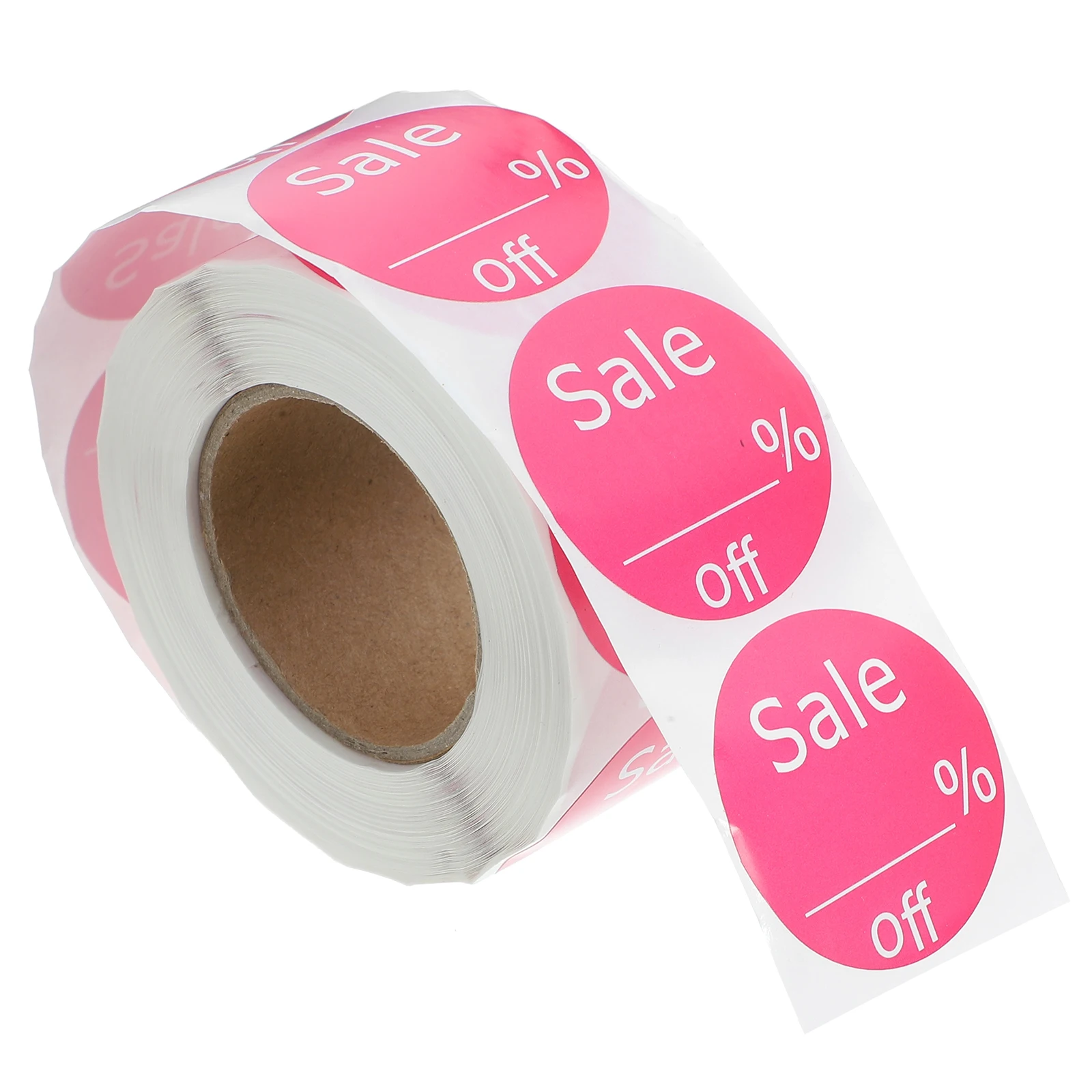 

Round Removable Sticker 38mm Pink Price Tag for Supermarket Sales Promotions Retail Business Shops Easy Use Labels Stickers