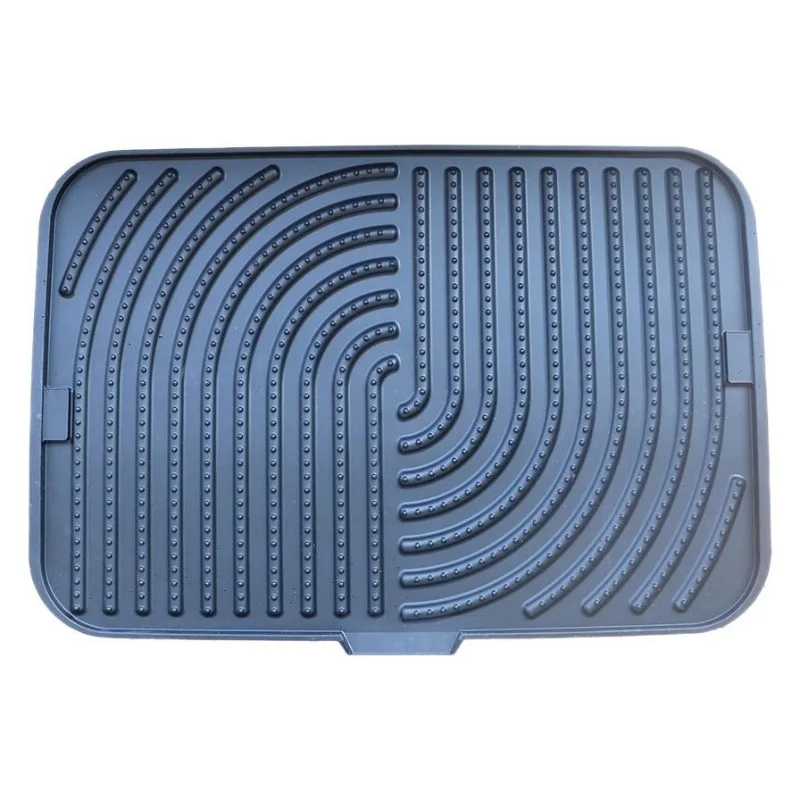 

Силиконовый коврик для сушки посуды/подставка для кухонной стойки, нескользящая сливная подушка со встроенным сливом, настольная кофемашина, поднос для кошачьего туалета