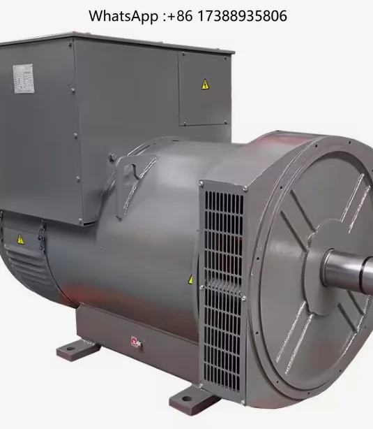 BRH Single Double Bearing 274D 125KVA 100KW Brushless AC Alternator Generator Head Copper Winding Remote Control Module Parts
