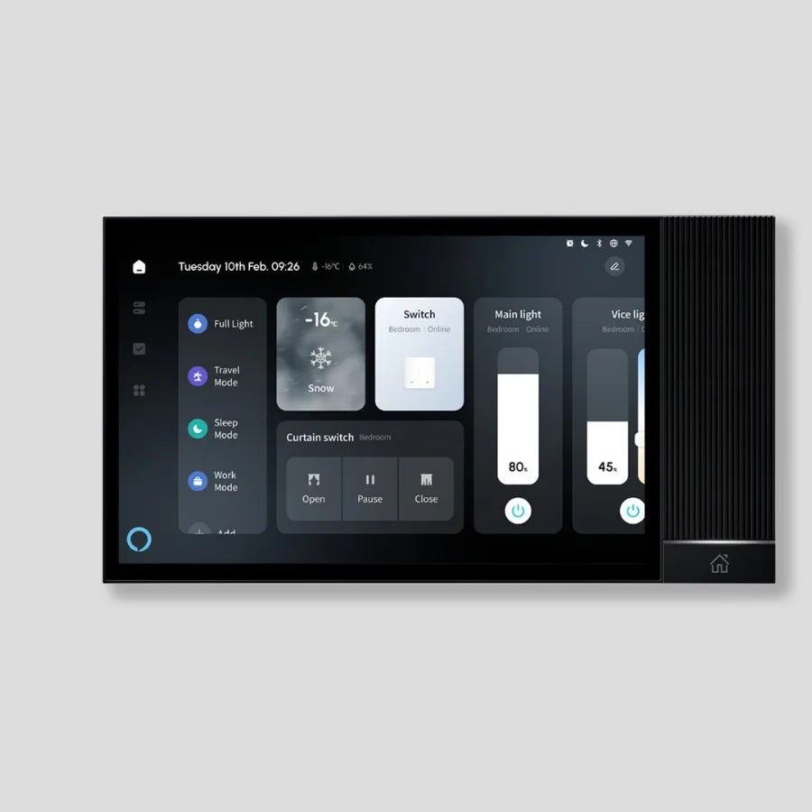 

Smart 8-inch Music Host Central Control Screen ZIGBEE Gateway Built in Alexa Voice Control Full Screen