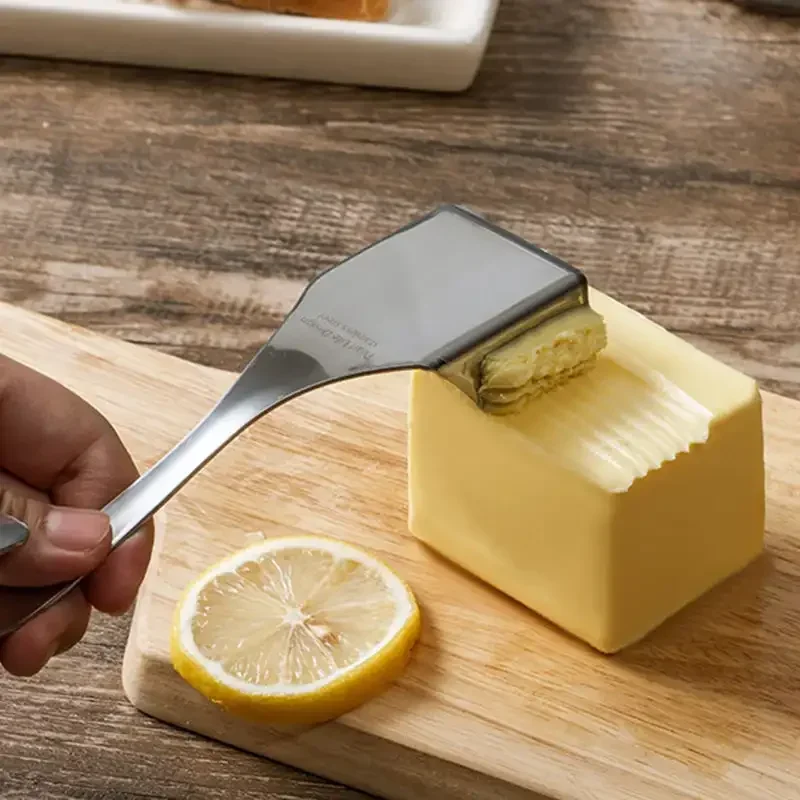 2025 Hot Stainless Steel Butter Knife with Grater for Easy Spreading Kitchen Spatula for Bread and Toast and Cooking