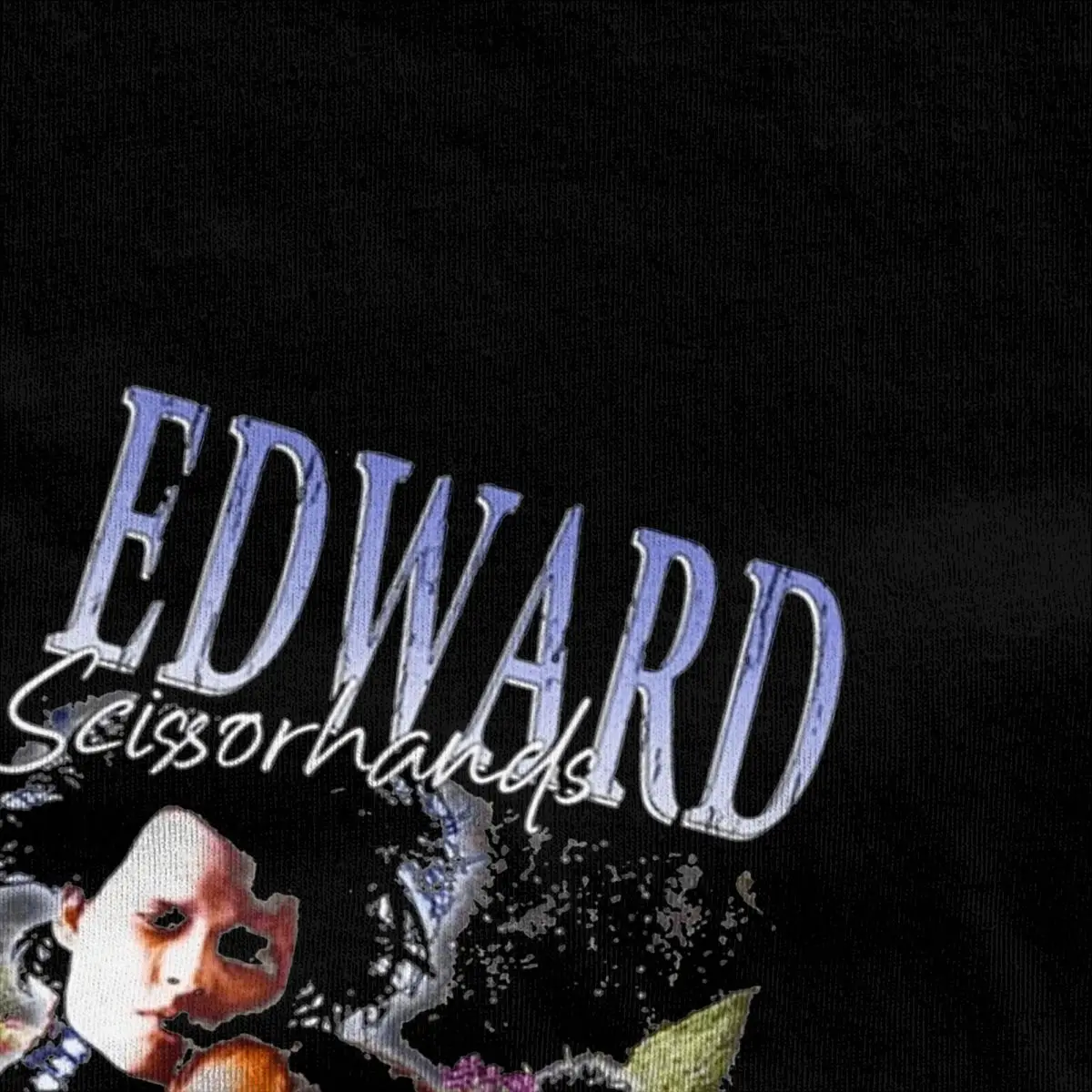 Edward Scissorhands Shirt Accessories Men Women Pure Cotton Vintage loving movie T-shirt Short Sleeve Clothes Graphic Printed