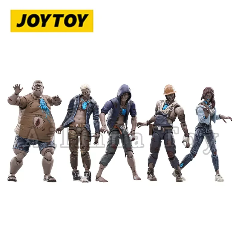 

Экшн-фигурки JOYTOY 1/18 (5 шт./комплект), коллекционная Военная Модель аниме «Жизнь после инфицированного человека» с зомби