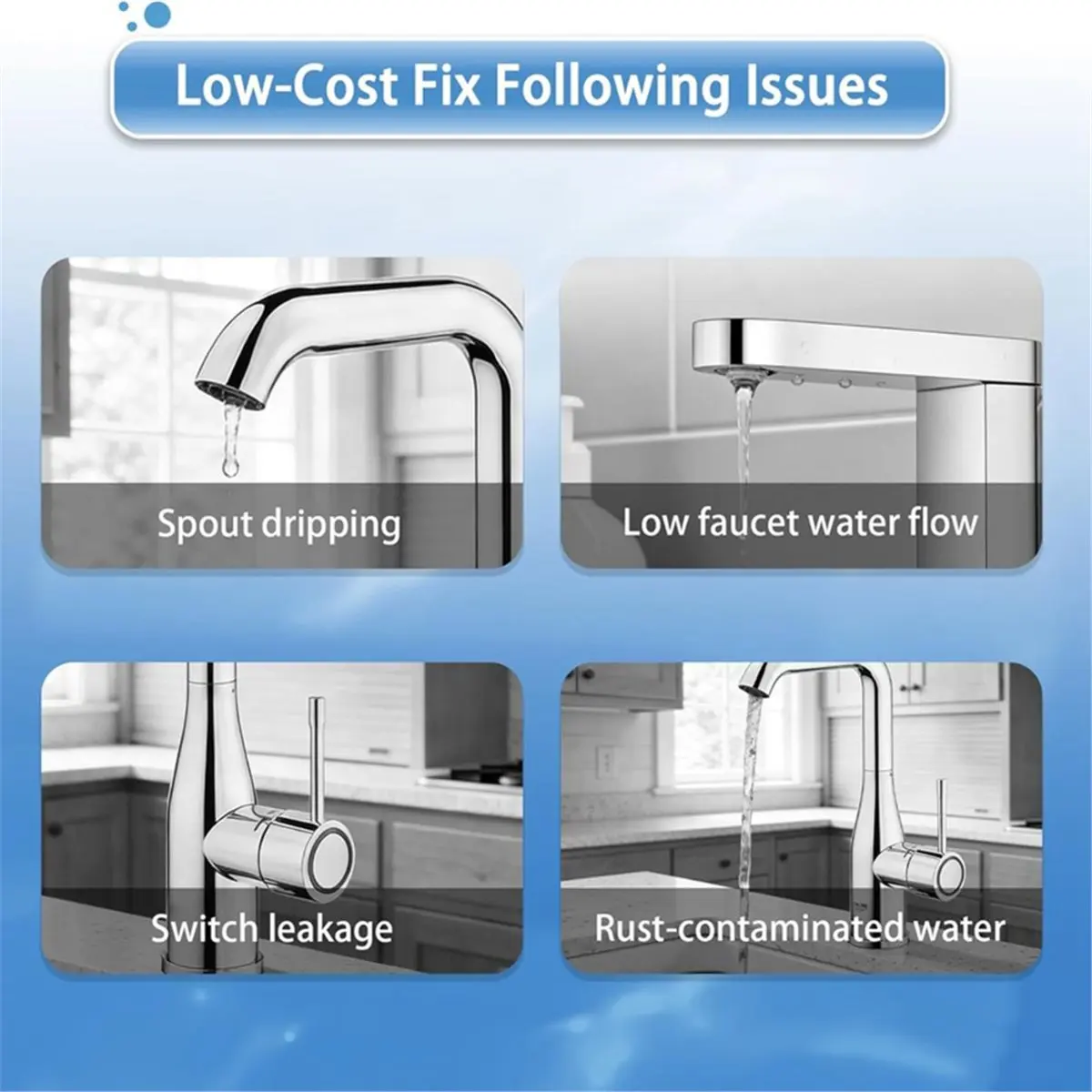 828 Mega Sale 46048000 Single-Hand Valve Ceramic Cartridge, for Grohe 46mm Faucet Cartridge, Single Lever Faucets, No-Leakage