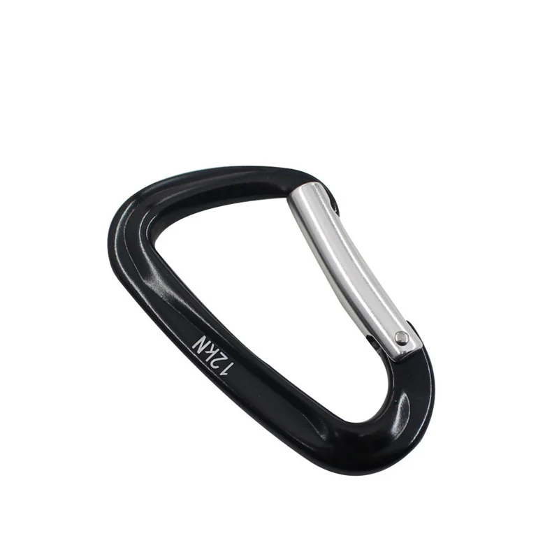 3 Pieces Carabiner Snap Hook Aviation Aluminum 7075 D Shackle Carabiner Hook For Keychain Hammock Camping