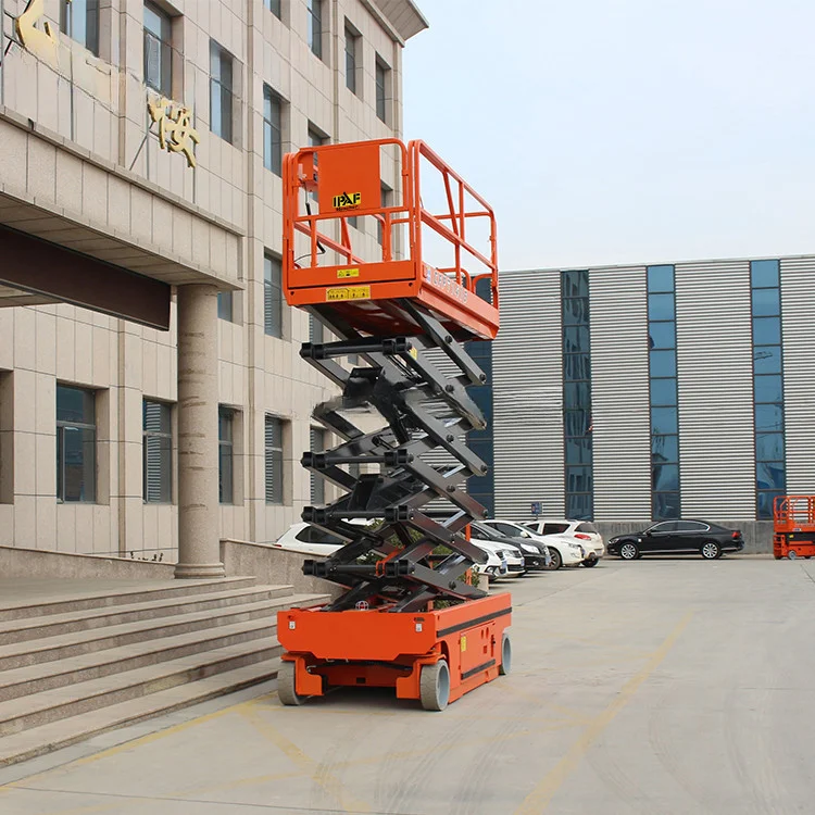 Scissor Lift Platform Lift Aerial Work Platform Scissor Lift 10m Mobile Hydraulic Scissor Lifting Platform Outdoor Scissor Lift