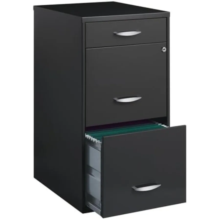 3-Drawer Metal Filing Cabinet, 27.32