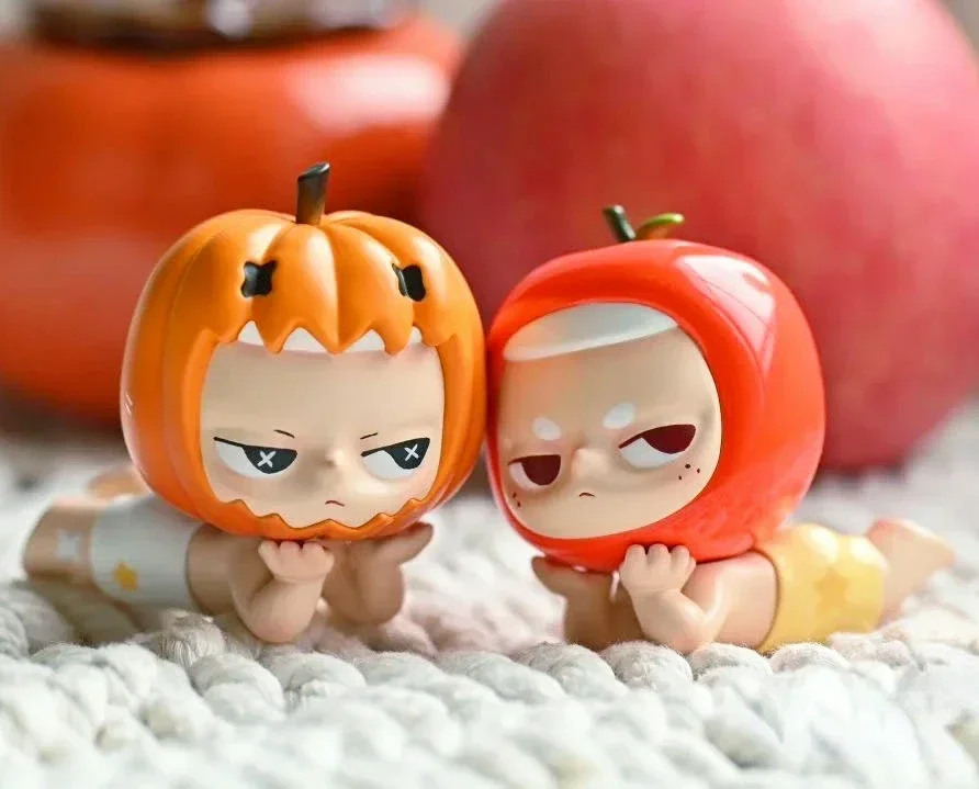 KUBO Childhood Apple and Pumpkin Head Fruit Figure Toys Designer Toys Art Decoration Small Ornament PTS Exclusive Edition