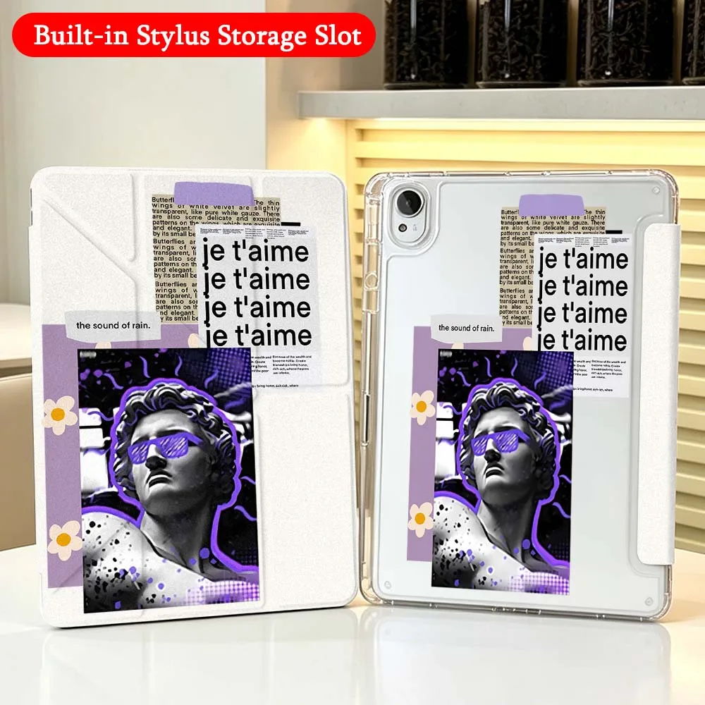 

Luxury Statue Sunglasses Case For Huawei Honor Matepad Pad X10 X9 GT Pro V9 9 Air SE 12X 11.5 11 13.2 11.5s inch Foldable Tablet
