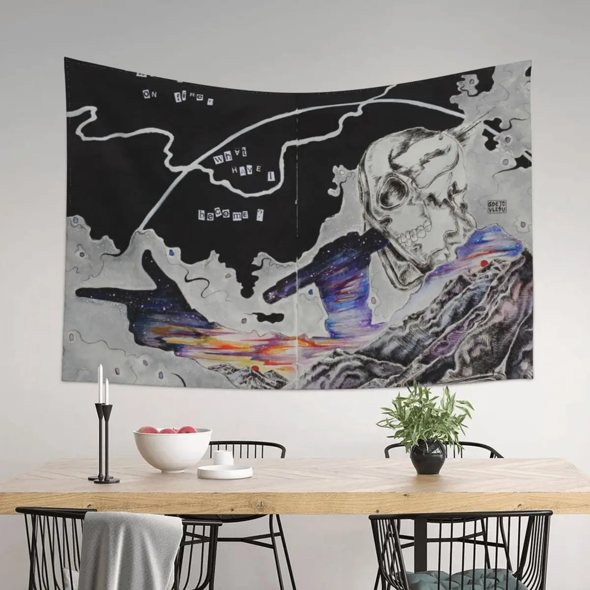 

ode to sleep Tapestry Home Decorating Wallpaper Room Aesthetic Decor Tapestry