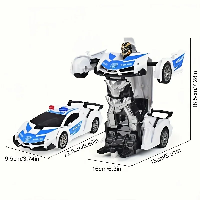 L'auto telecomandata trasforma in un robot rotante alla deriva, perfetto regalo di Natale/compleanno per ragazzi e ragazze!