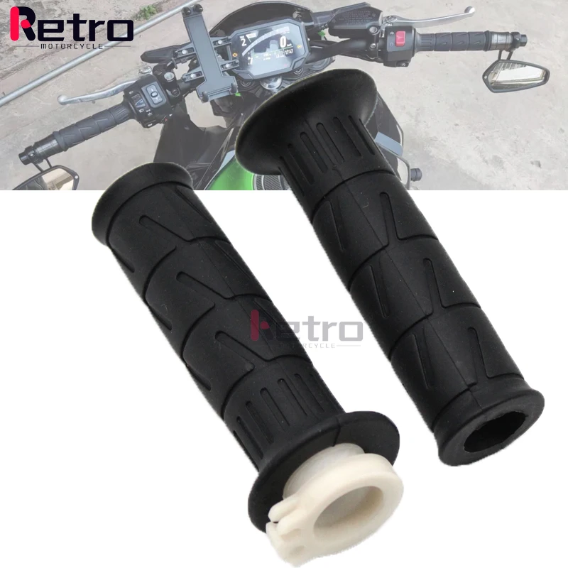 

For kawasaki Z800 Z900 Z900RS Z1000 Z1000SX H2 H2R GTR1400 Motorcycle OEM Rubber Handle Grips Handle Glue Throttle Handlebar