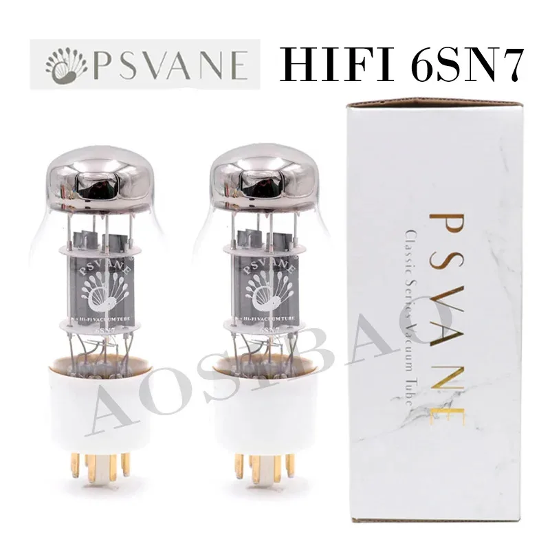 

PSVANE 6SN7 Вакуумная лампа заменяет 6N8P 6H8C CV181 6SN7GT 6SN7C HIFI аудиоклапан комплект электронного лампового усилителя DIY Matched Quad