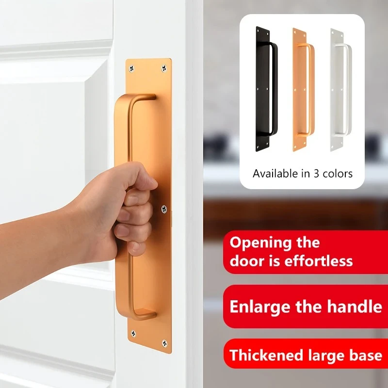 Sliding Door Door Shower Room Handle Fire Door-Pulls Barn Door Push Pull Handle Cabinet Handles Stick on Glass Easy To Install