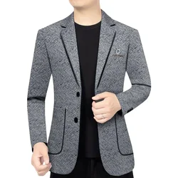 Men Luxurious Formal Wear Blazers Jackets New Spring Man Business Casual Suits Coats High Quality Male Blazers Men's Clothing 4X