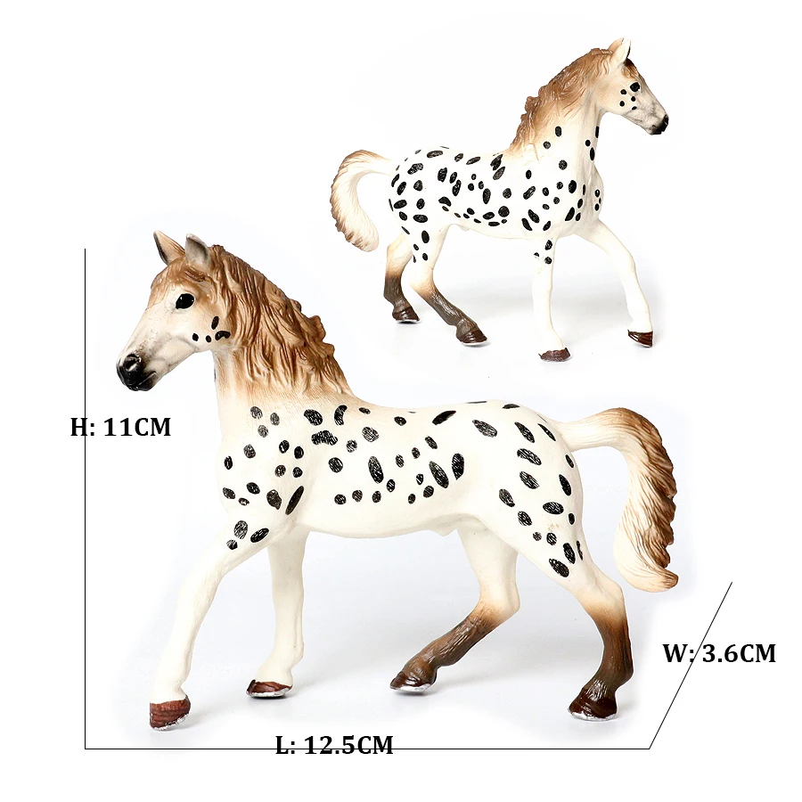 Horse Figures Farm Animals Toy Horses Playset Animal Figurines Action Figure Plastic Models Novelty Toys for Kids Games Gifts