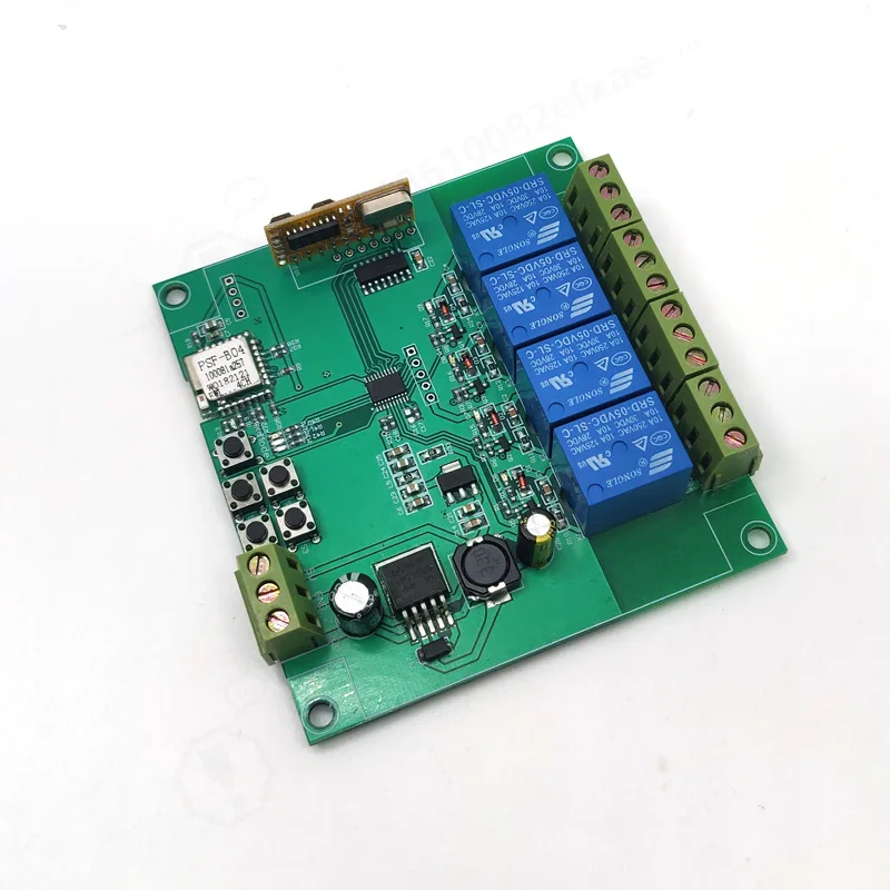 Smart 4CH WiFi Relay Switch APP Remote Control +433M Wireless Module 220V DC Motor Forward Reverse for Home Automation