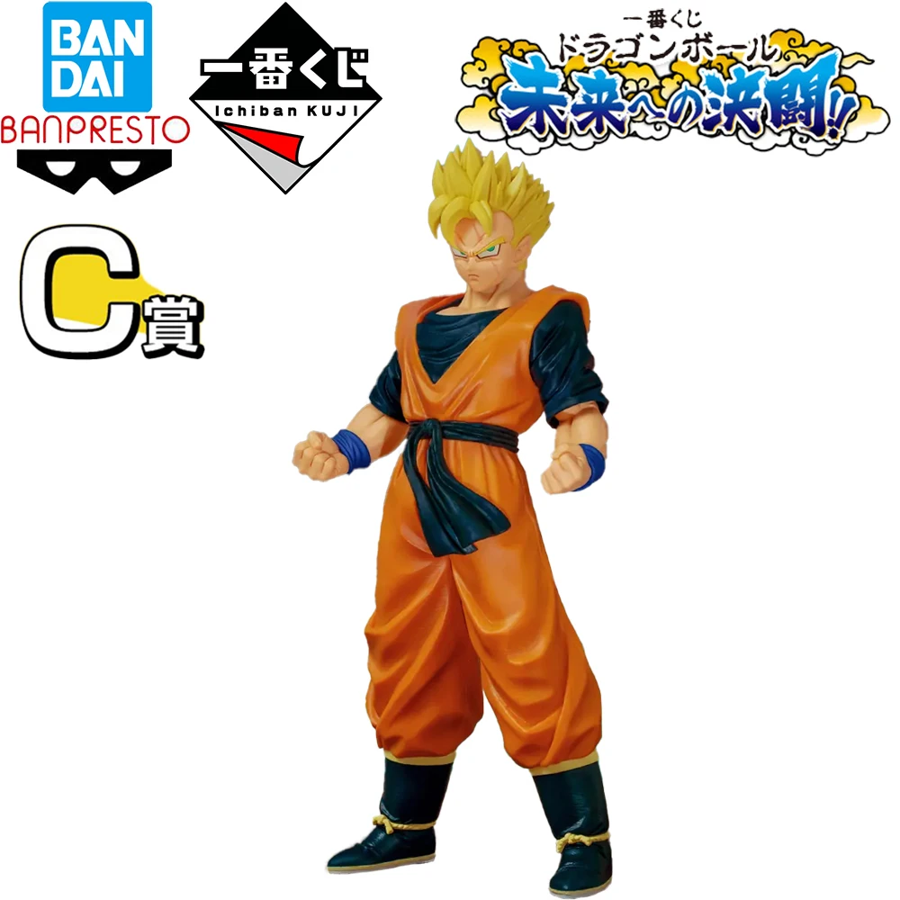 

В наличии Оригинальный Bandai Ichiban Kuji Dragon Ball duелинг To The Future c Award Future Son Gohan SSJ фигурки аниме для коллекционеров