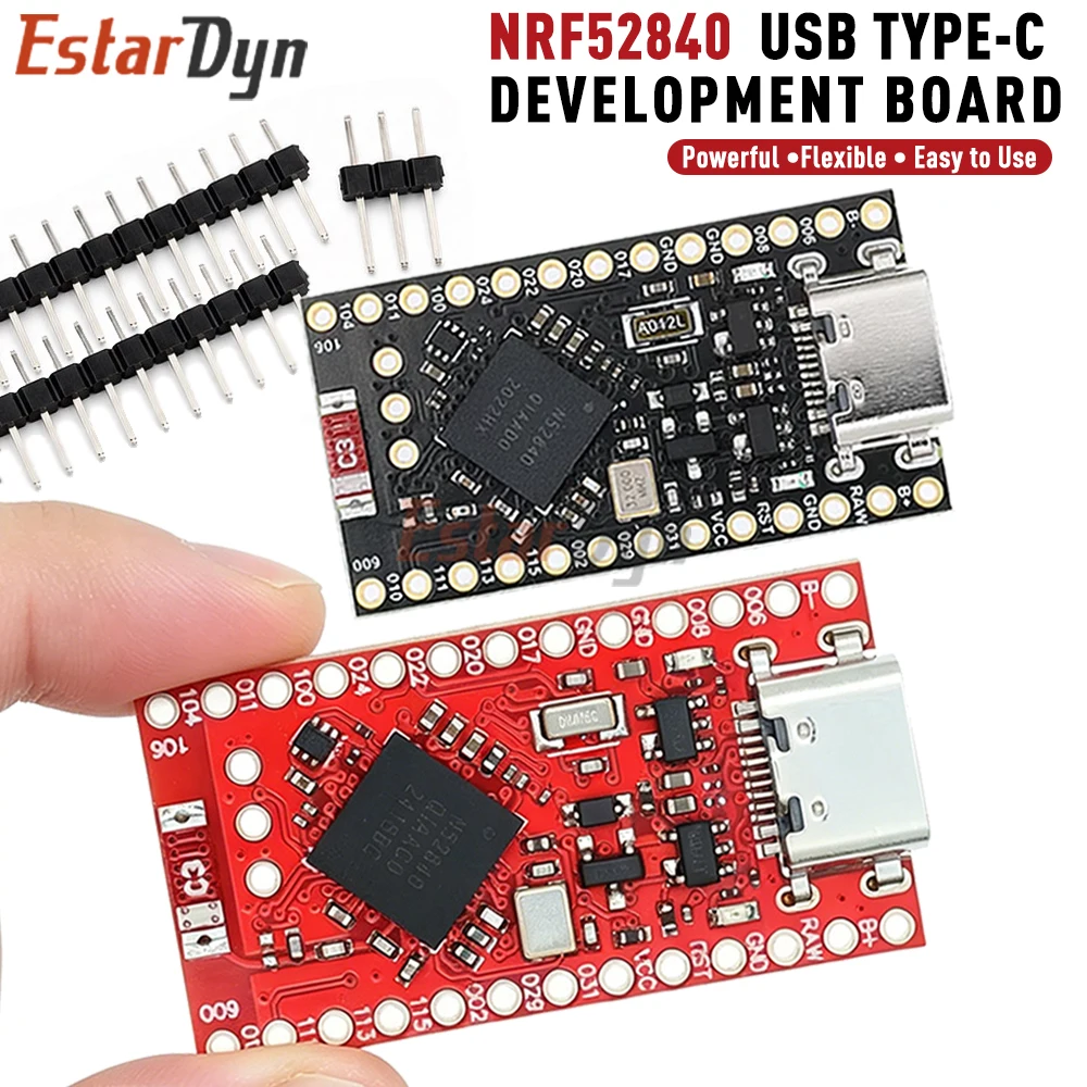 Estardyn NRF52840 Nice!Nano V2 Compatible Bluetooth Split Keyboard Development Board, Pro Micro Replacement
