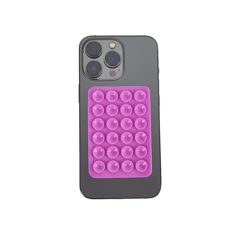 Apoiado adesivo Silicone Rubber Sucker Pad, Ventosa para celular, Almofada fixa, 1Pc