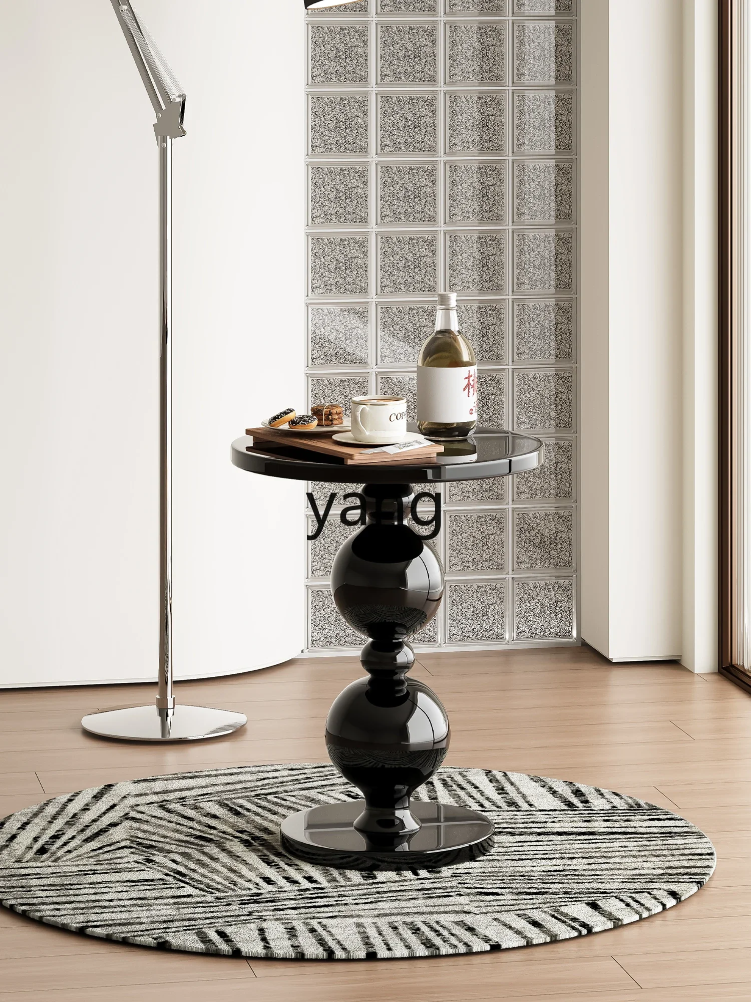xyy1 simple modern ball edge few living room sofa tea table bedroom bedside shelf