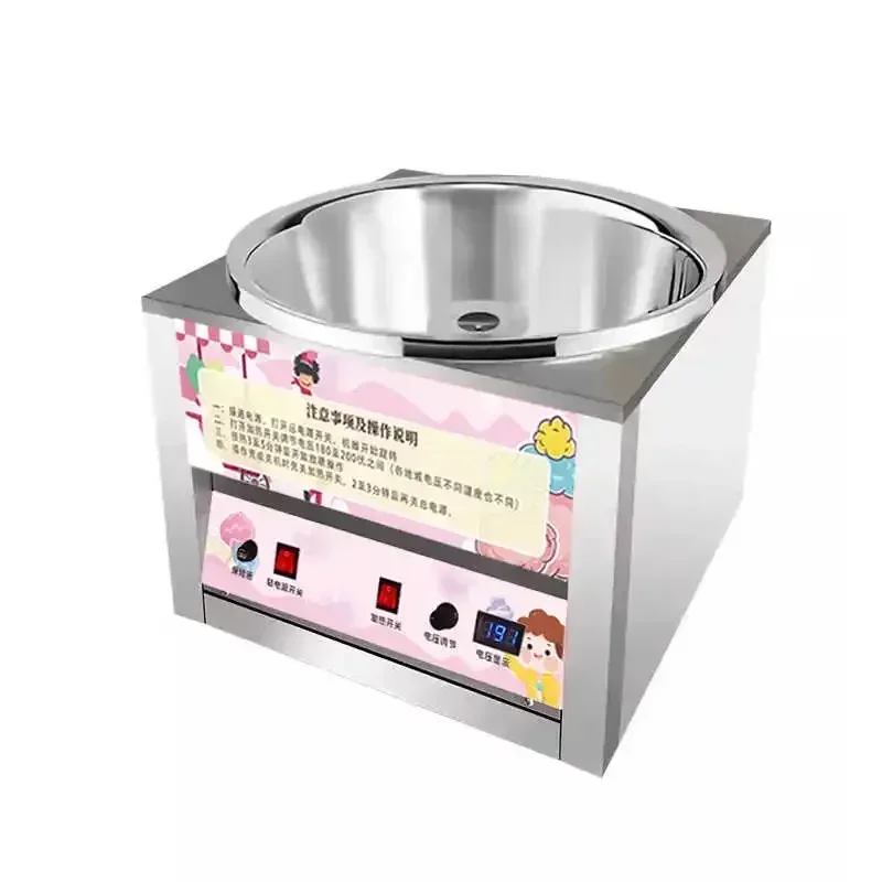 Cotton Candy Machine for Commercial Stalls - Table Top, Fully Automatic Electric, Stainless Steel