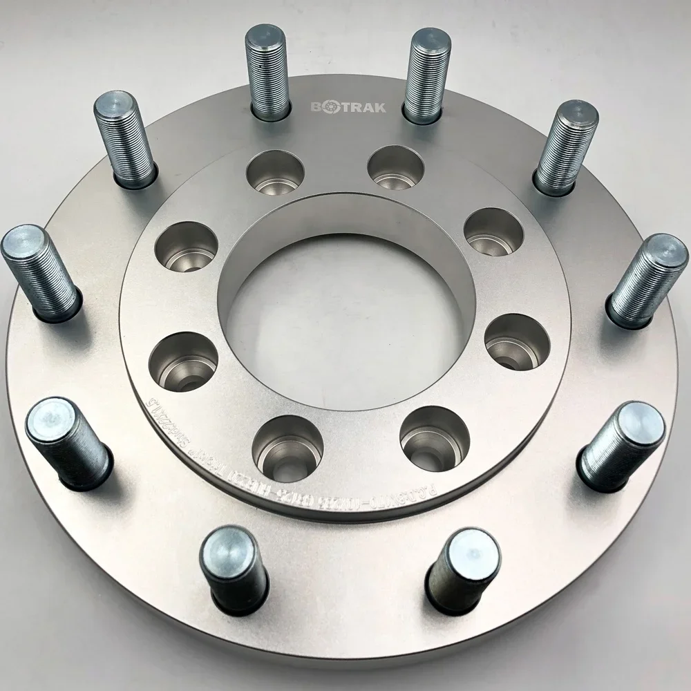 

BOTRAK 1" 8 lug to 10 lug 8x170 to 10x285 22.5" 24.5" rim semi wheel spacer adapter for F250 F350