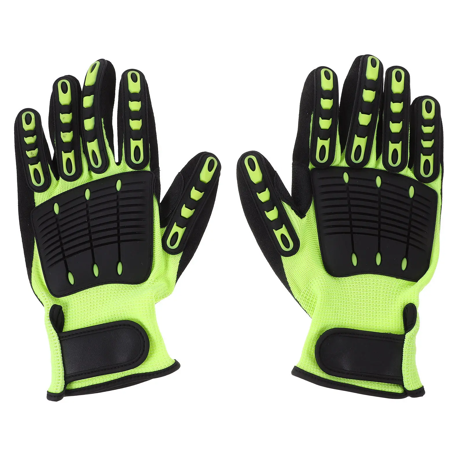 

1Pair Heavy Duty Work Gloves Anti-Slip Cut Resistant Garden Protective Gloves for Industrial Construction Greenhouse Work Tool