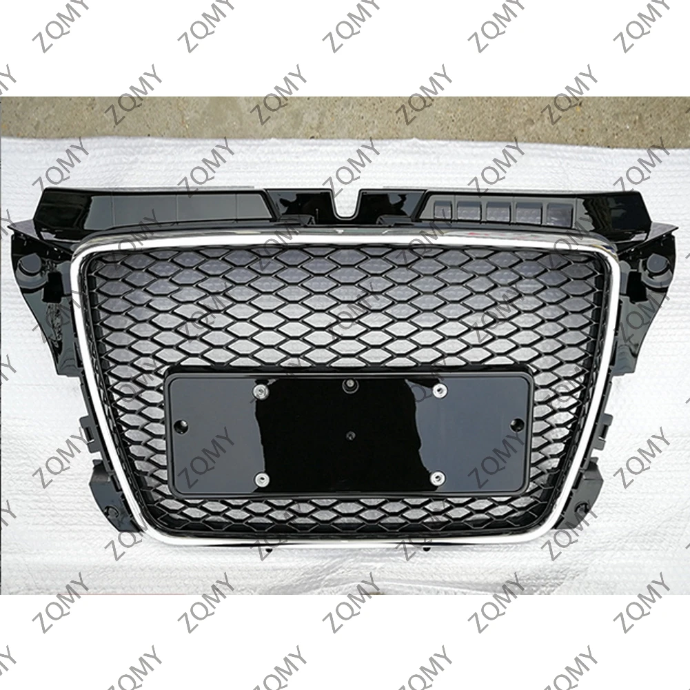 

С/логотипом для Audi A3/A3L/S3 2007 2008-2011 2012, передний бампер, решетка, Центральная панель, Стайлинг, верхний гриль (модифицировать стиль RS3)