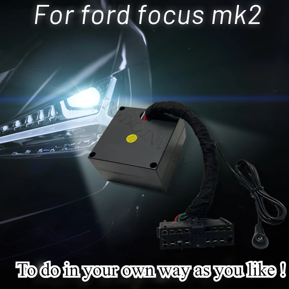 Car Auto headlight switch sensor headlamp fog light control module coming leaving home for Ford Focus MK2 2002 2004 accessories