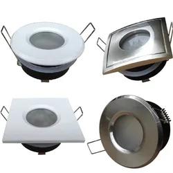 Illuminazione a soffitto 7w bagno gu5.3 rotondo gu10 mr16 faretto da incasso impermeabile ip65 led downlight