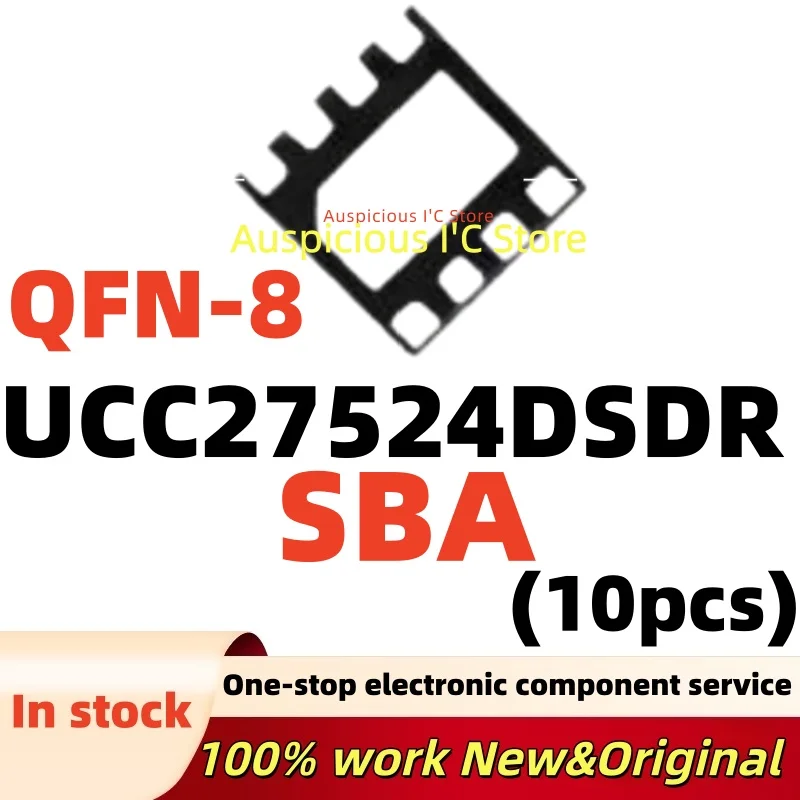 

(10pcs)100%new SBA UCC27524 UCC27524DSDR QFN-8