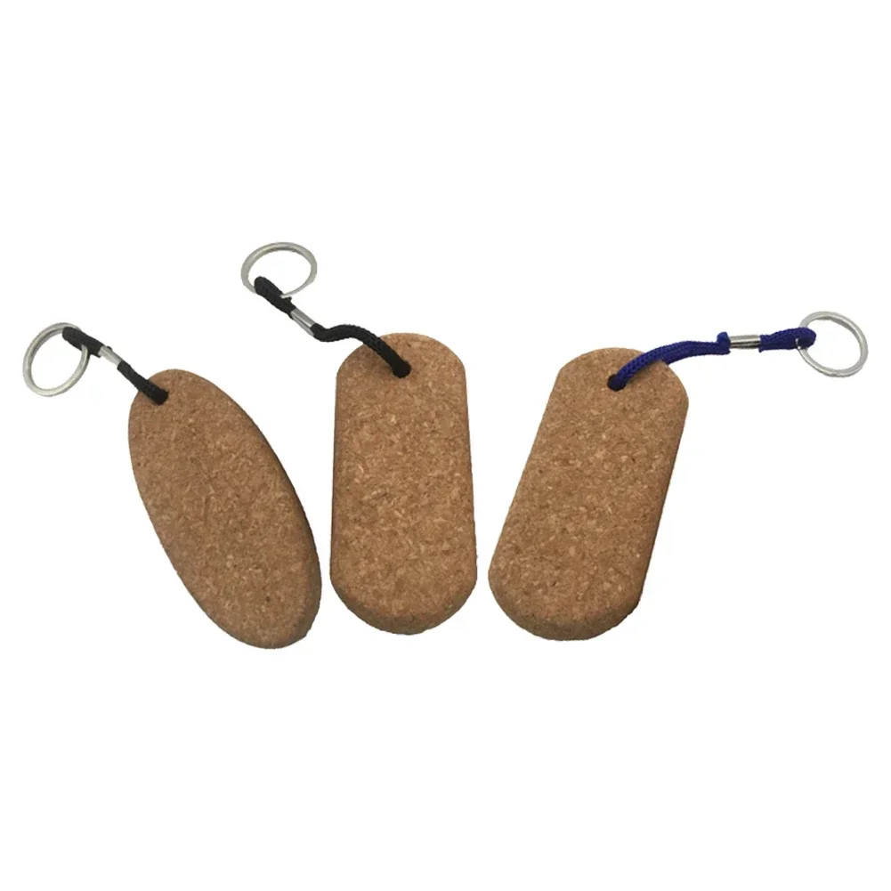 

2Pcs Floating Cork Ball Keyring Marine Sailing Boat Float Buoyant Rope Kayak High Quality Cork Ball Keyrings 9*4*1.5cm