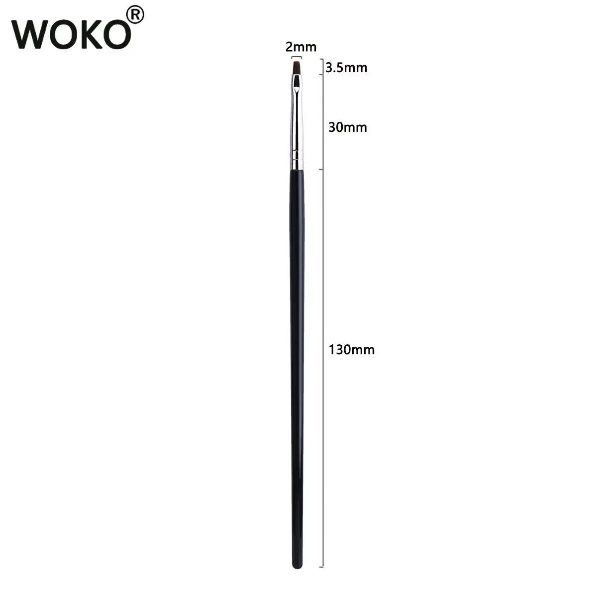 精密コンシーラーブラシ プロフェッショナルアイライナーメイクアップブラシ 精密薄型アイライナーコンシーラー 詳細なメイクアップツール