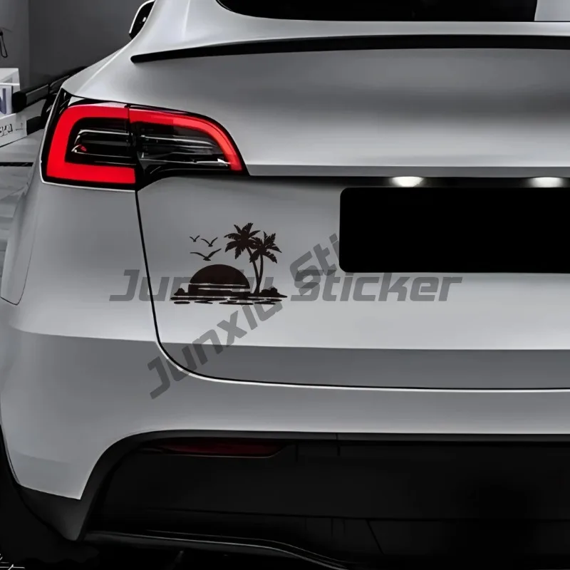 

Palm Trees SummerCar Sticker Motorcycle Decals Car Styling Accessories DIY Auto Truck Sticker Waterproof and Non DebondingCustom