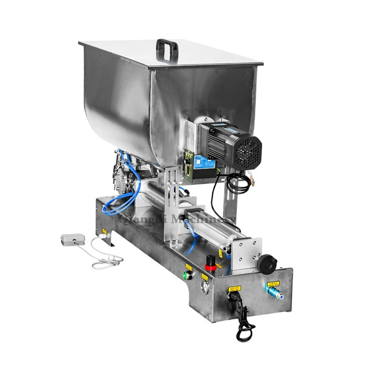 Semi Automatic Pneumatic Thick Pastry Chili Sauce Honey Chocolate Jam Filling Machine