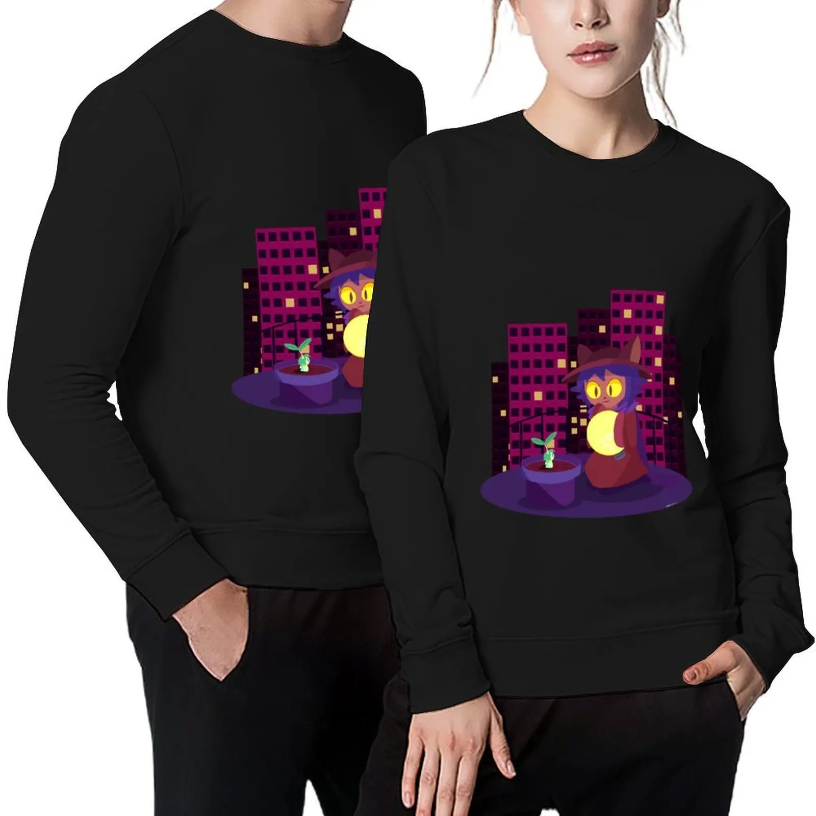 

Oneshot Niko in Refuge with Maize Pullover autumn clothes tracksuit men korean clothes korean autumn clothes hooded sweatshirts