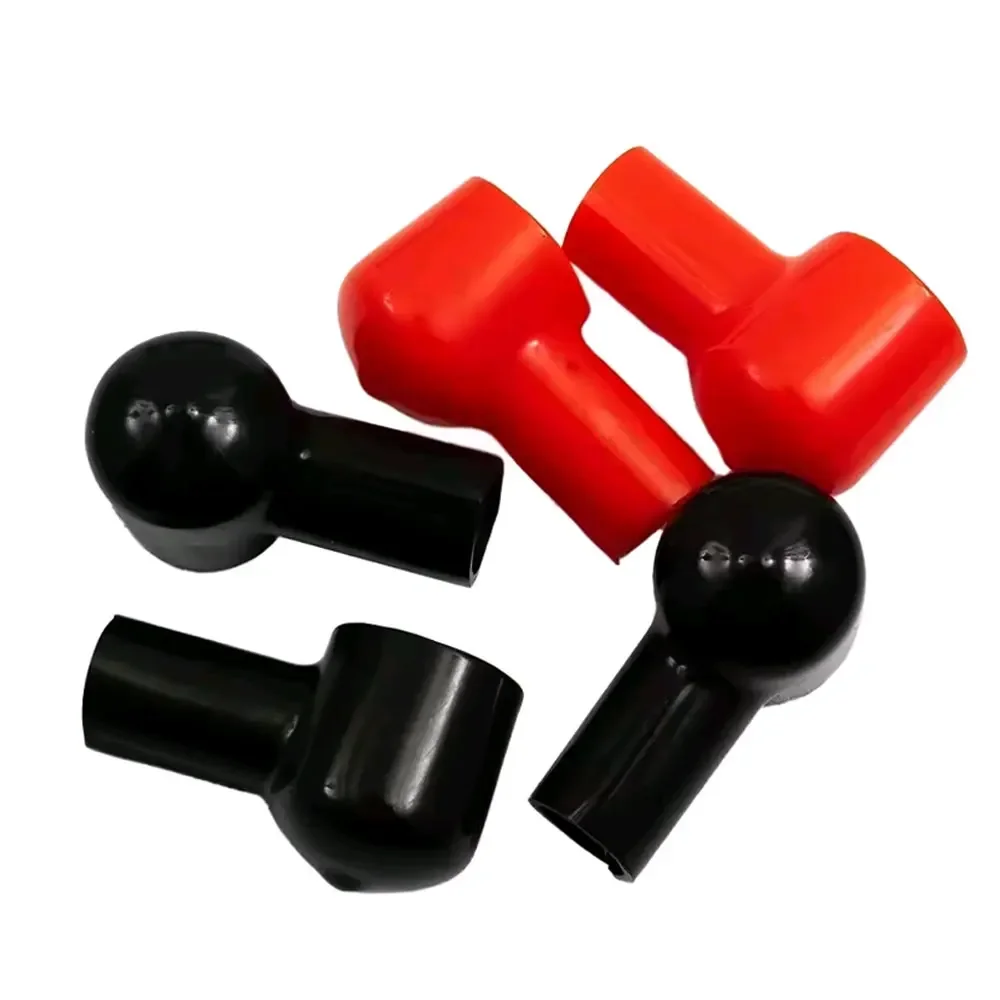 

20 шт., крышки клемм автомобильного аккумулятора, положительная крышка клеммной батареи, изоляционная защитная крышка с наконечником, изолирующая резиновые колпачки, защита