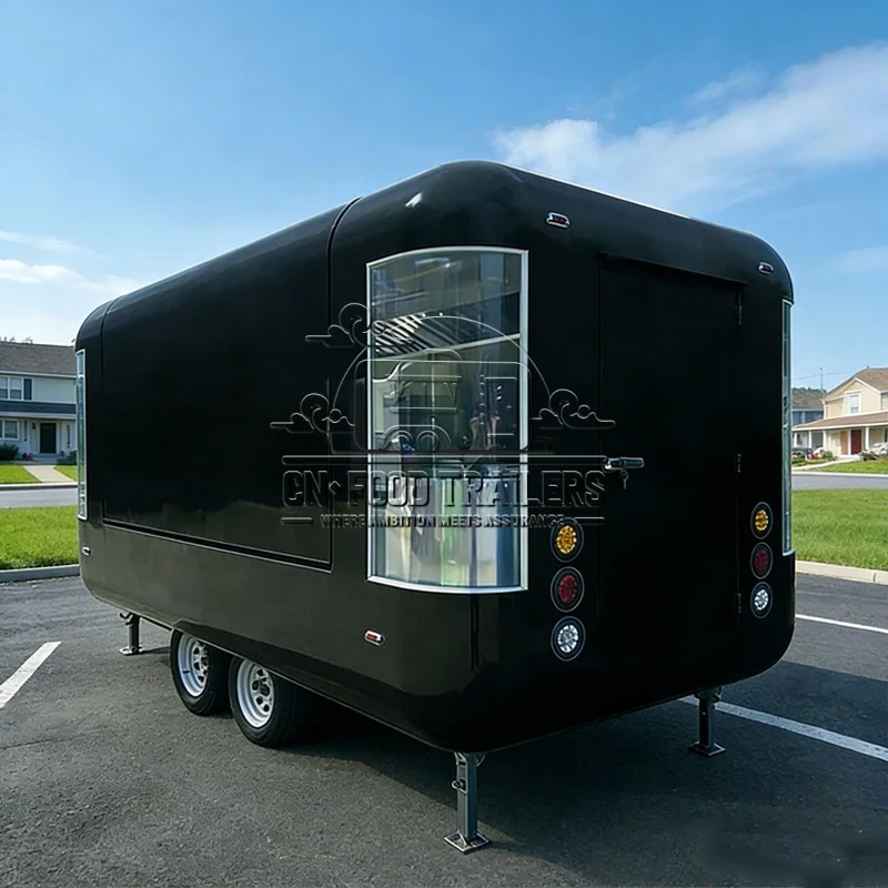 

CN Food Trailer ﻿Factory Direct Food Truck Trailer Fully Equipped Mobile Kitchen Mobile Pizza Taco Burger Ice Cream Food Truck