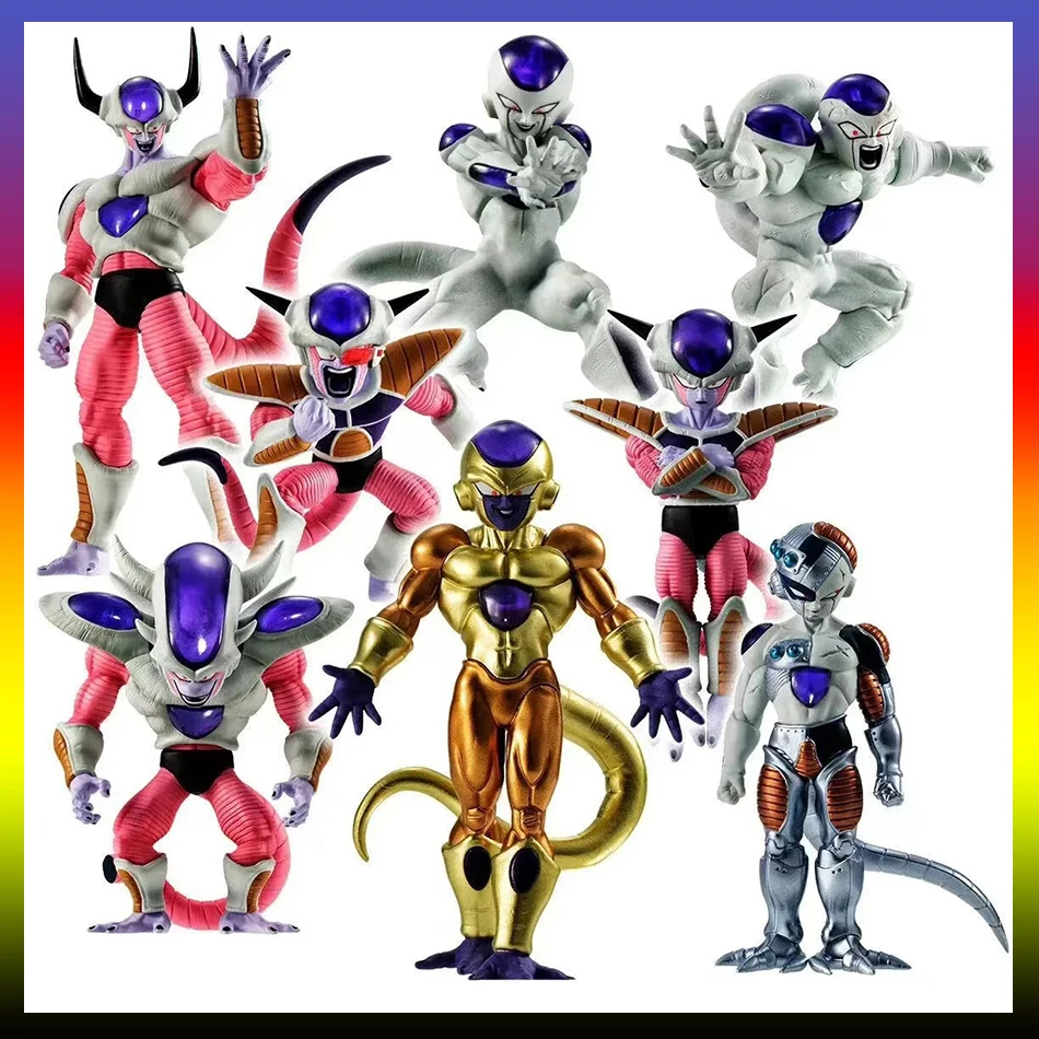 8pcs/set Dragon Ball Z Figures King Cold Frieza Figurine Anime DBZ Freezer Action Figure PVC Collection Model Toys For Kids Gift