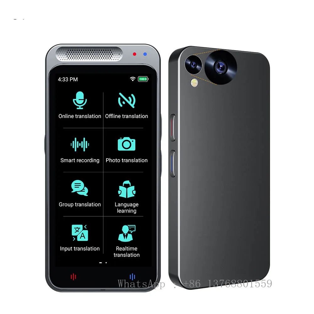 Offline Translation Z6 Factory Price Voice Translator 4.1-inch Widescreen Smart Talking Translation Electronic Equipment