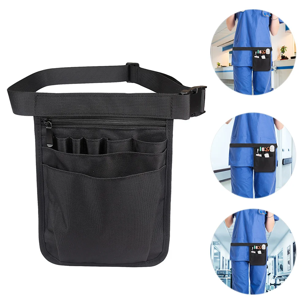 

Tool Bag Kit Medical Nurse Tools Pocket Toolkit Multipurpose Pouch Storage Nylon Waist Miss Supplies